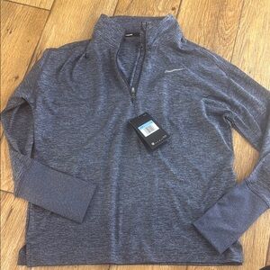 Nike Blue Quarter-Zip Pullover